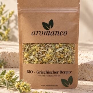aromaneo – Bio-Bergtee Beutel aus Nordgriechenland