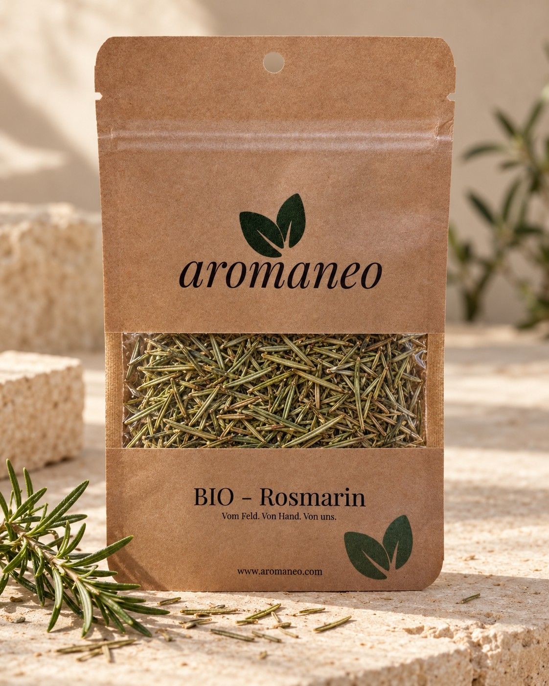 aromaneo – Bio-Rosmarin Beutel aus Nordgriechenland